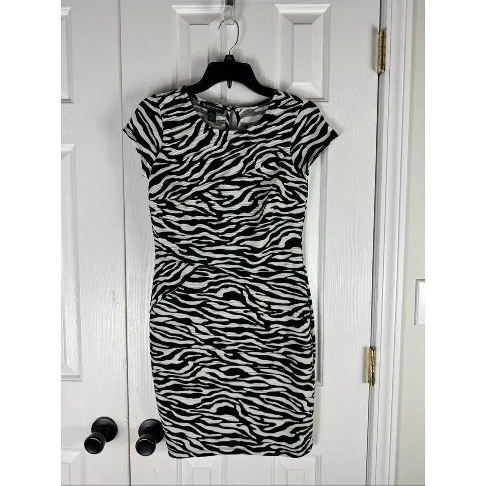 NWT INC International Concepts Womens Zebra Print Dress Size PS
